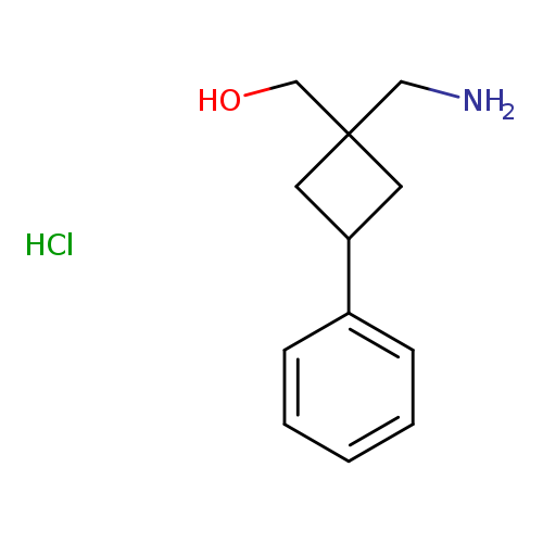 [1-(aminomethyl)-3-phenylcyclobutyl]methanol hydrochloride