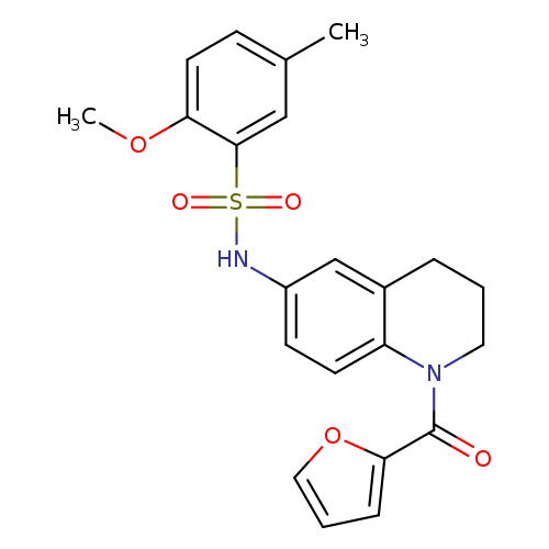 N-[1-(furan-2-carbonyl)-1,2,3,4-tetrahydroquinolin-6-yl]-2-methoxy-5-methylbenzene-1-sulfonamide