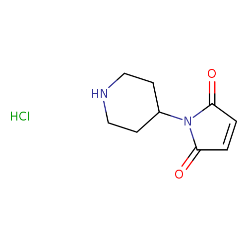 1-(piperidin-4-yl)-2,5-dihydro-1H-pyrrole-2,5-dione hydrochloride