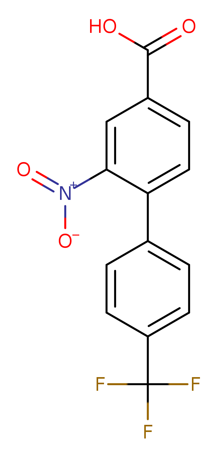 2-Nitro-4'-(trifluoromethyl)-[1,1'-biphenyl]-4-carboxylic acid