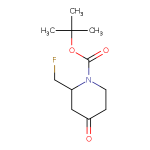 1-Piperidinecarboxylic acid, 2-(fluoromethyl)-4-oxo-, 1,1-dimethylethyl ester