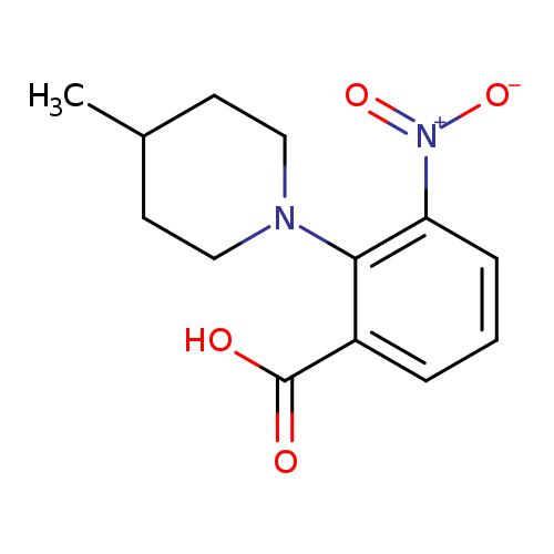 2-(4-Methylpiperidin-1-yl)-3-nitrobenzoic acid