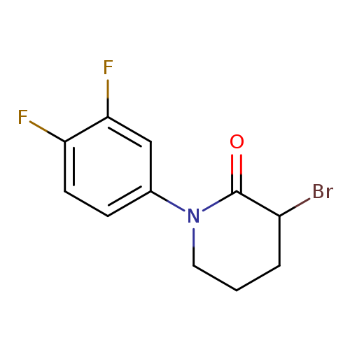 3-bromo-1-(3,4-difluorophenyl)piperidin-2-one