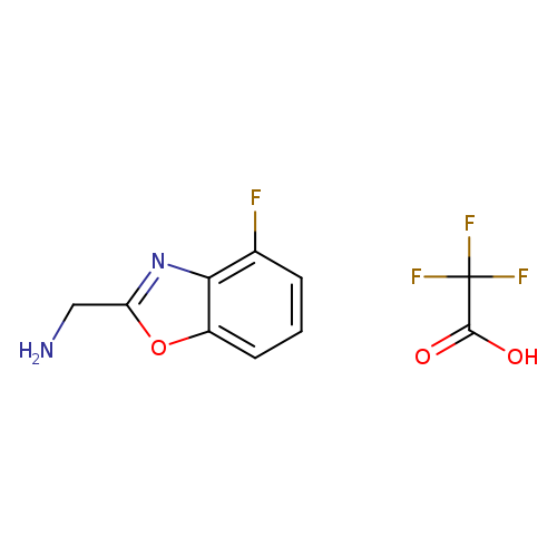 (4-fluoro-1.3-benzoxazol-2-yl)methanamine trifluoroacetic acid