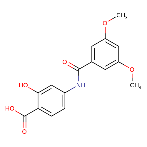 Benzoic acid, 4-[(3,5-dimethoxybenzoyl)amino]-2-hydroxy-