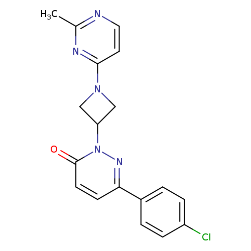 6-(4-chlorophenyl)-2-[1-(2-methylpyrimidin-4-yl)azetidin-3-yl]-2,3-dihydropyridazin-3-one