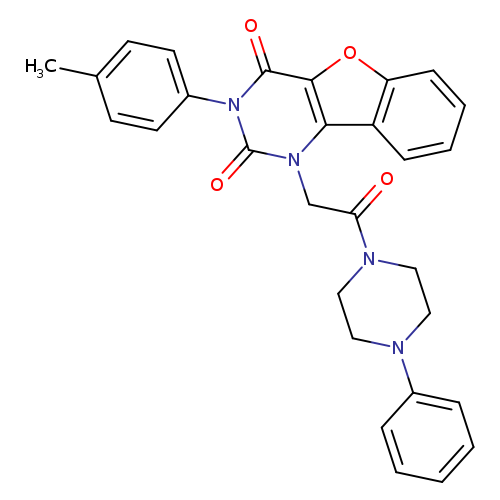 5-(4-methylphenyl)-3-[2-oxo-2-(4-phenylpiperazin-1-yl)ethyl]-8-oxa-3,5-diazatricyclo[7.4.0.0^{2,7}]trideca-1(9),2(7),10,12-tetraene-4,6-dione
