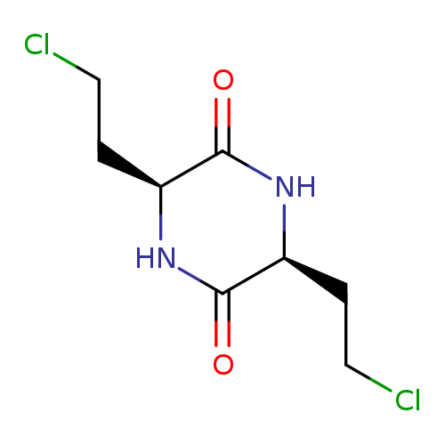 (L)-3,6-Bis(-chloroethyl)-2,5-diketopiperazine