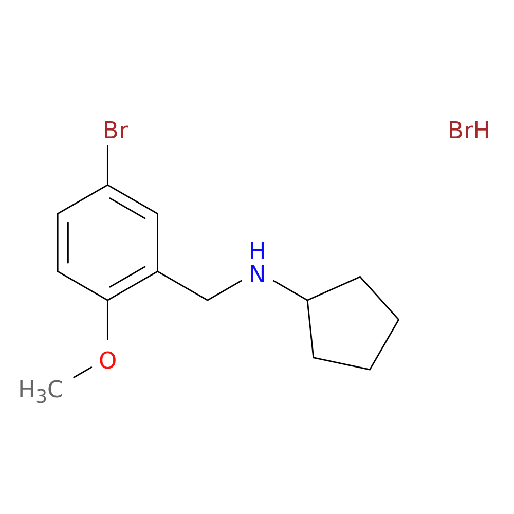 N-(5-Bromo-2-methoxybenzyl)cyclopentanamine hydrobromide