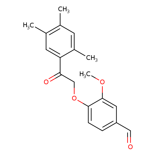 3-methoxy-4-[2-oxo-2-(2,4,5-trimethylphenyl)ethoxy]benzaldehyde