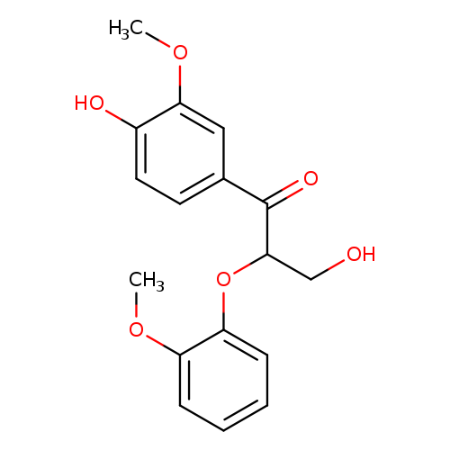3-hydroxy-1-(4-hydroxy-3-methoxyphenyl)-2-(2-methoxyphenoxy)propan-1-one