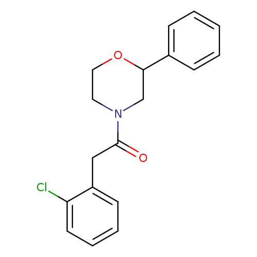 2-(2-chlorophenyl)-1-(2-phenylmorpholin-4-yl)ethan-1-one