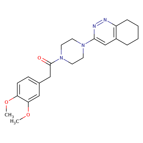 2-(3,4-dimethoxyphenyl)-1-[4-(5,6,7,8-tetrahydrocinnolin-3-yl)piperazin-1-yl]ethan-1-one