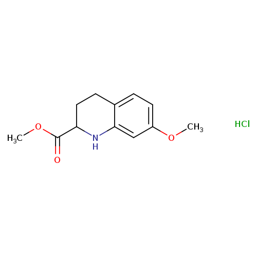 methyl7-methoxy-1,2,3,4-tetrahydroquinoline-2-carboxylatehydrochloride