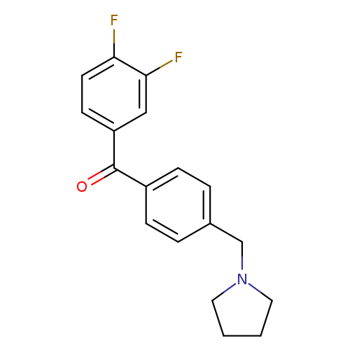 3,4-Difluoro-4'-pyrrolidinomethyl benzophenone