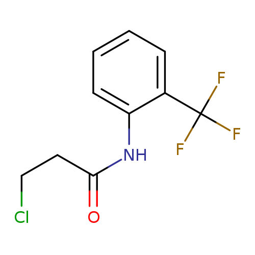 3-Chloro-N-(2-(trifluoromethyl)phenyl)propanamide