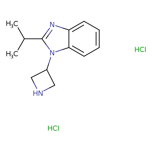 "1-(azetidin-3-yl)-2-(propan-2-yl)-1H-1,3-benzodiazole dihydrochloride"