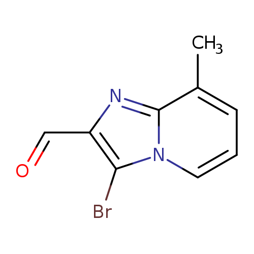 Imidazo[1,2-a]pyridine-2-carboxaldehyde, 3-bromo-8-methyl-