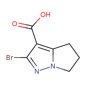 2-bromo-5,6-dihydro-4H-pyrrolo[1,2-b]pyrazole-3-carboxylic acid