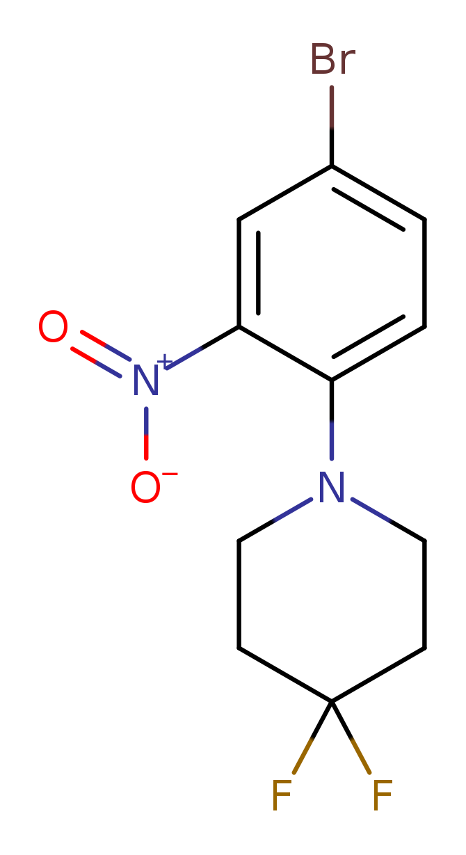 5-Bromo-2-(4,4-difluoropiperidin-1-yl)nitrobenzene