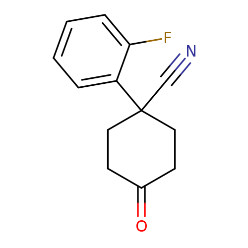 Cyclohexanecarbonitrile, 1-(2-fluorophenyl)-4-oxo-