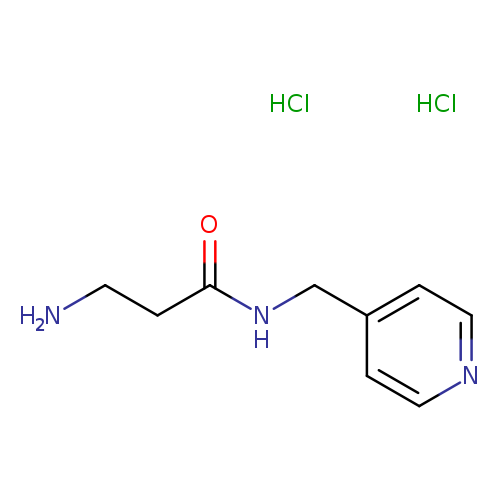 3-amino-N-[(pyridin-4-yl)methyl]propanamidedihydrochloride