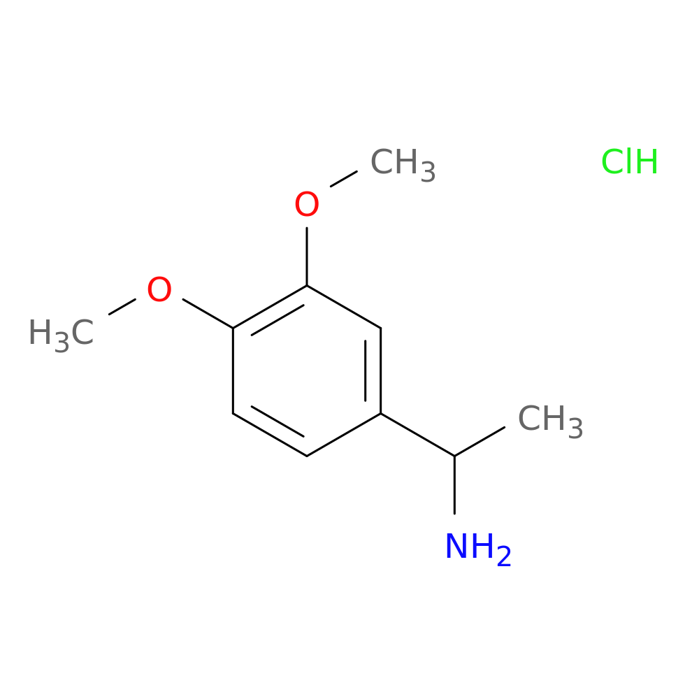 Benzenemethanamine, 3,4-dimethoxy-α-methyl-, hydrochloride (1:1)