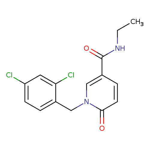 1-[(2,4-dichlorophenyl)methyl]-N-ethyl-6-oxo-1,6-dihydropyridine-3-carboxamide