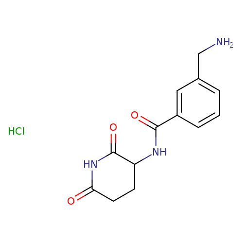 3-(aminomethyl)-N-(2,6-dioxopiperidin-3-yl)benzamide hydrochloride