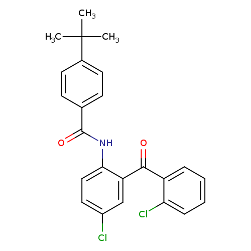 4-tert-butyl-N-[4-chloro-2-(2-chlorobenzoyl)phenyl]benzamide