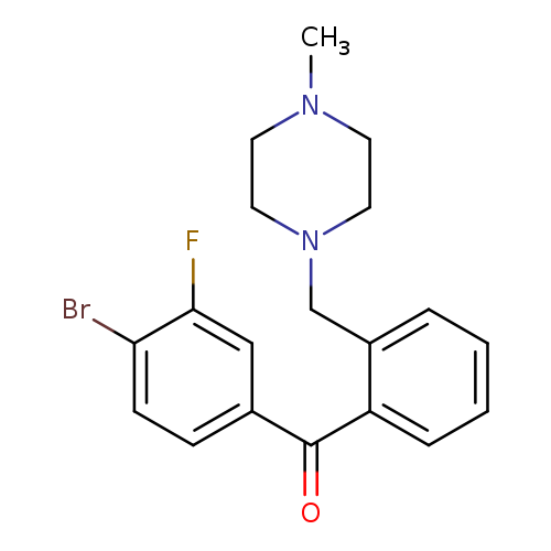4-BROMO-3-FLUORO-2'-(4-METHYLPIPERAZINOMETHYL) BENZOPHENONE