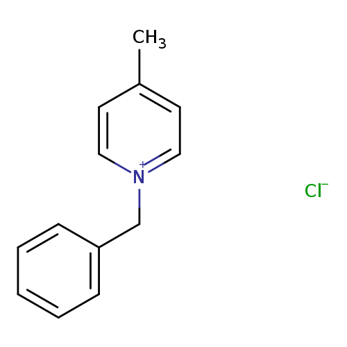 Pyridinium, 4-methyl-1-(phenylmethyl)-, chloride (1:1)