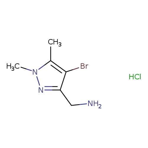 1-(4-bromo-1,5-dimethyl-1H-pyrazol-3-yl)methanaminehydrochloride