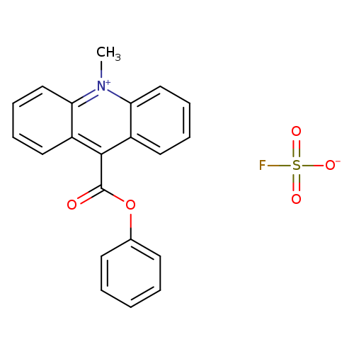 Acridinium, 10-methyl-9-(phenoxycarbonyl)-, fluorosulfate (1:1)