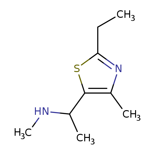 [1-(2-ethyl-4-methyl-1,3-thiazol-5-yl)ethyl](methyl)amine