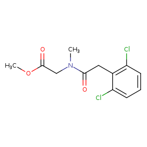 methyl 2-[2-(2,6-dichlorophenyl)-N-methylacetamido]acetate