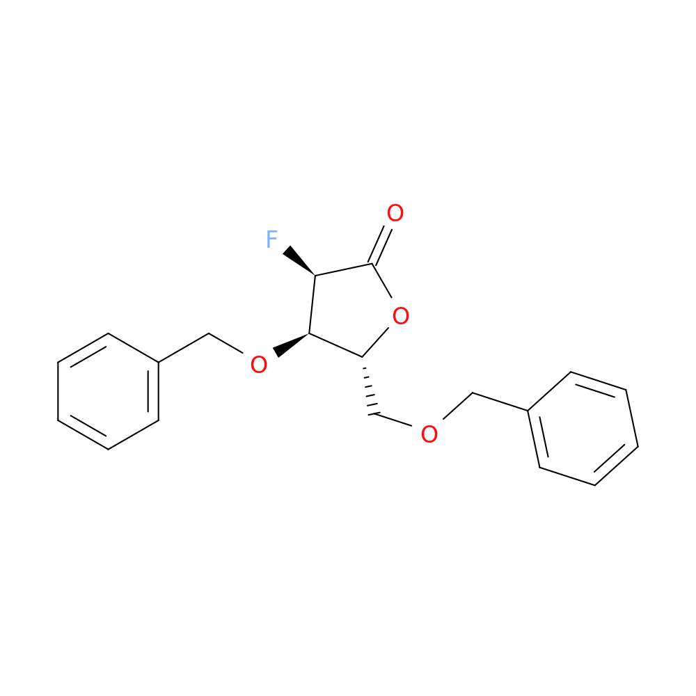 D-RIBONIC ACID, 2-DEOXY-2-FLUORO-3,5-BIS-O-(PHENYLMETHYL)-,GAMMA-LACTONE