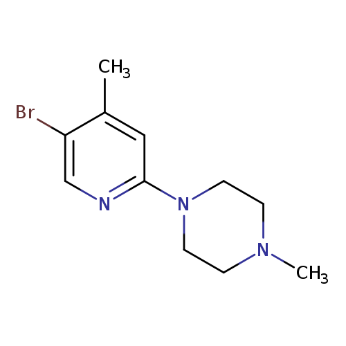 5-Bromo-2-(4-methylpiperazino)-4-picoline