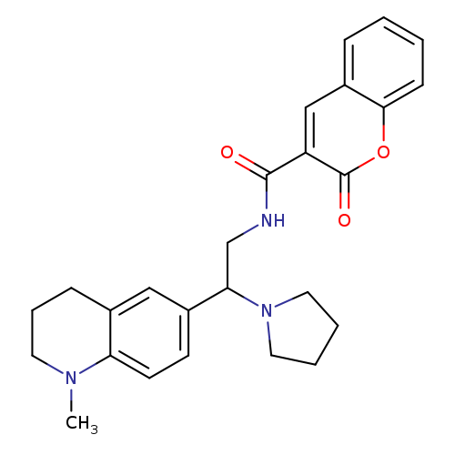 N-[2-(1-methyl-1,2,3,4-tetrahydroquinolin-6-yl)-2-(pyrrolidin-1-yl)ethyl]-2-oxo-2H-chromene-3-carboxamide