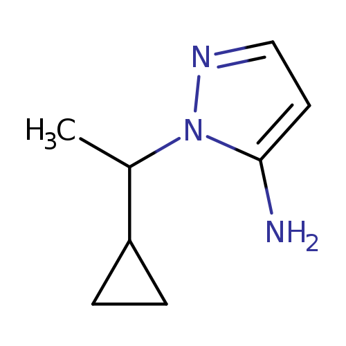 1-(1-Cyclopropylethyl)-1H-pyrazol-5-amine