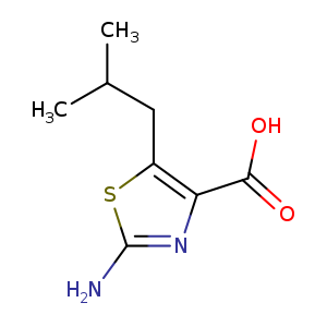 2-Amino-5-(2-methylpropyl)-1,3-thiazole-4-carboxylic acid