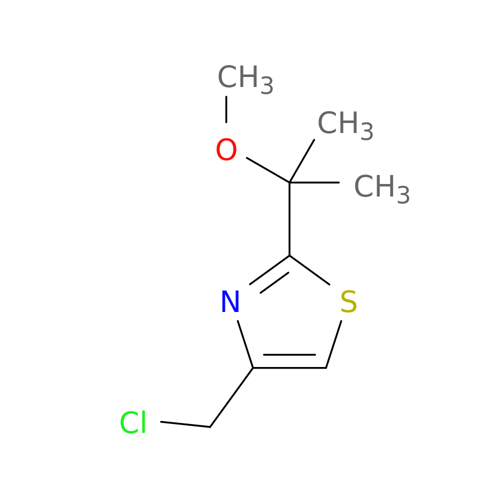 4-(chloromethyl)-2-(2-methoxypropan-2-yl)-1,3-thiazole