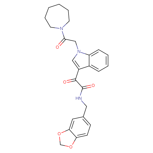 2-{1-[2-(azepan-1-yl)-2-oxoethyl]-1H-indol-3-yl}-N-[(2H-1,3-benzodioxol-5-yl)methyl]-2-oxoacetamide
