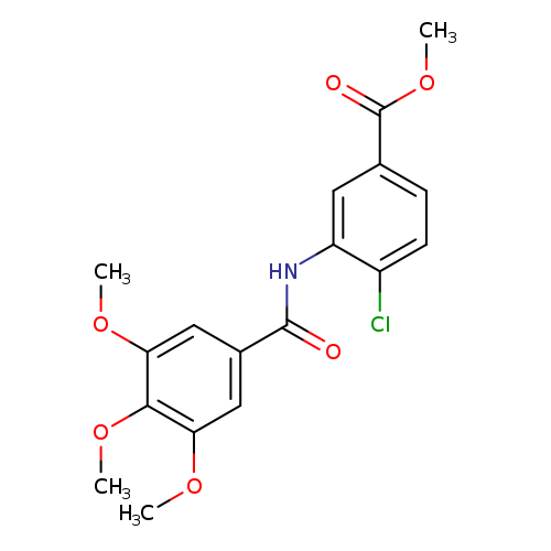 methyl 4-chloro-3-[(3,4,5-trimethoxybenzoyl)amino]benzoate