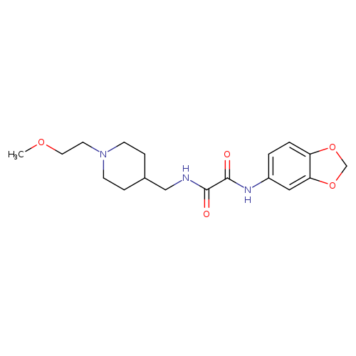 N-(2H-1,3-benzodioxol-5-yl)-N'-{[1-(2-methoxyethyl)piperidin-4-yl]methyl}ethanediamide