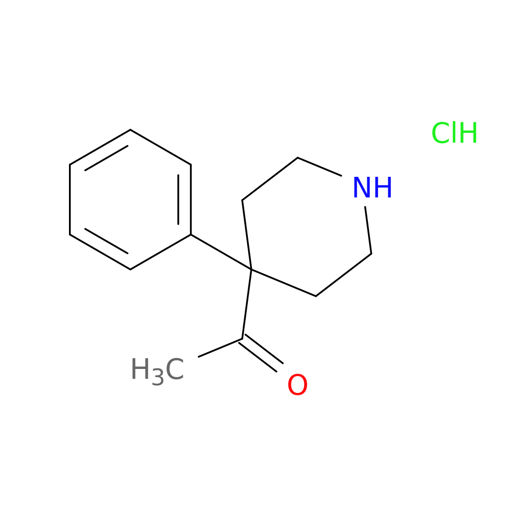 1-(4-Phenylpiperidin-4-yl)ethanone hydrochloride
