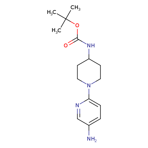 tert-Butyl 1-(5-aminopyridin-2-yl)piperidin-4-ylcarbamate