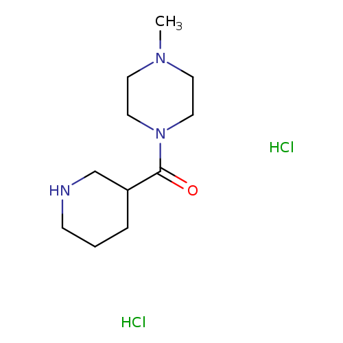 (4-Methylpiperazin-1-yl)(piperidin-3-yl)methanone dihydrochloride