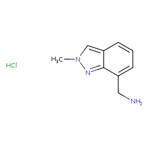 2H-Indazole-7-methanamine, 2-methyl-, hydrochloride (1:1)