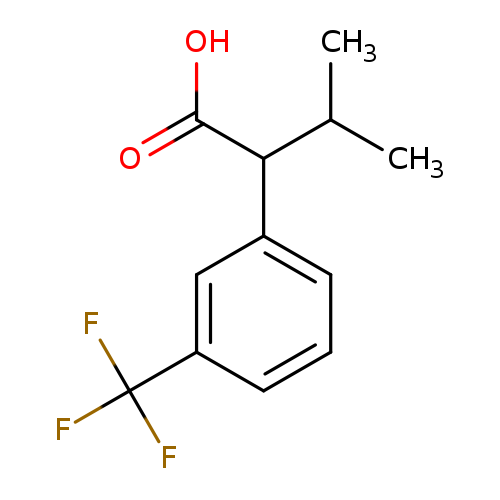 3-methyl-2-[3-(trifluoromethyl)phenyl]butanoic acid